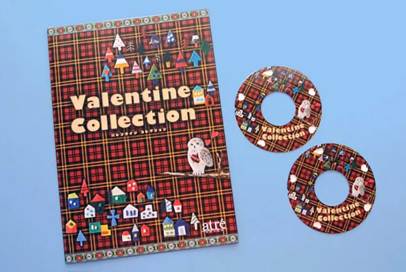 アトレバレンタインカタログイラスト