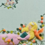 小学館美的眠りの森の姫フェルトイラスト